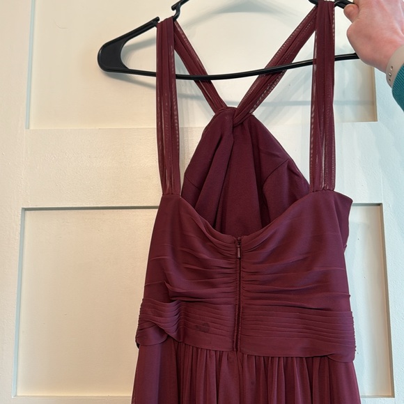 Davids bridal bridesmaid size 4. Shortened to fit 5’ tall in 3in heels (5’3”) - Picture 5 of 5